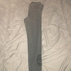 Grey Pink Victoria’s Secret High Waist Leggings